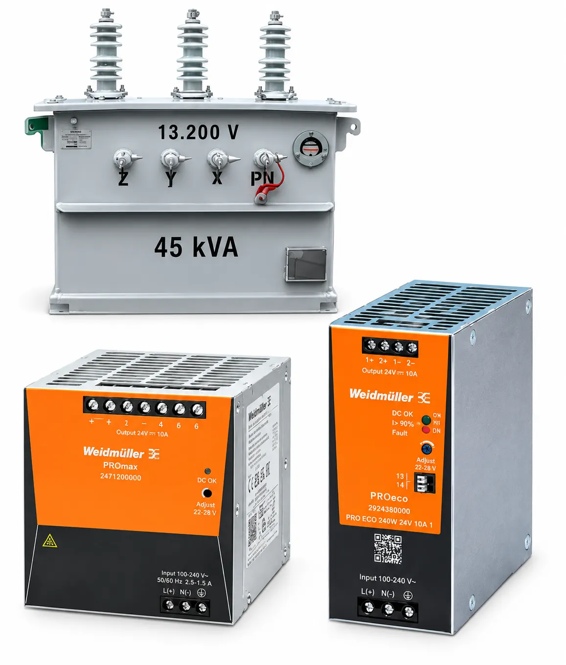 Aparatos y equipos de energía